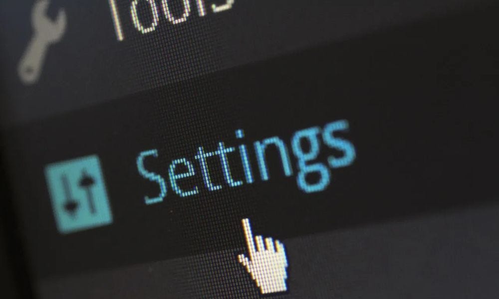 Optimizing Your Website's Settings Icon