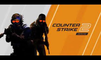 Counter-Strike Iconic Logo Behind a Gaming Legend
