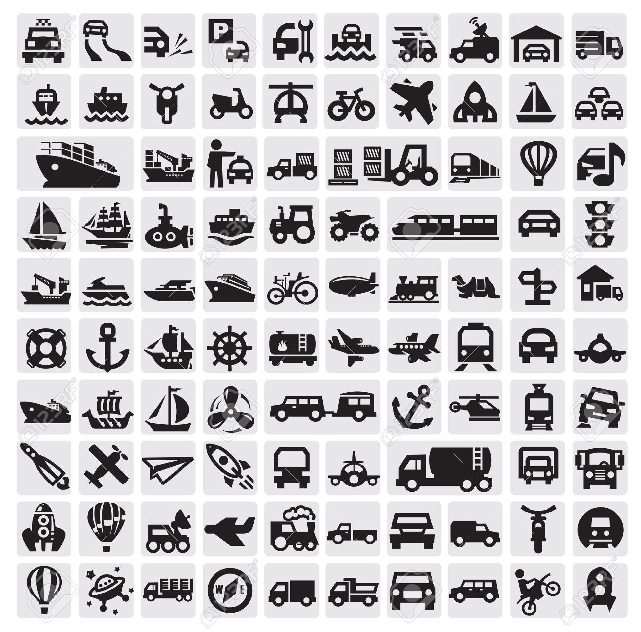 Unveiling the World of Transport Icons