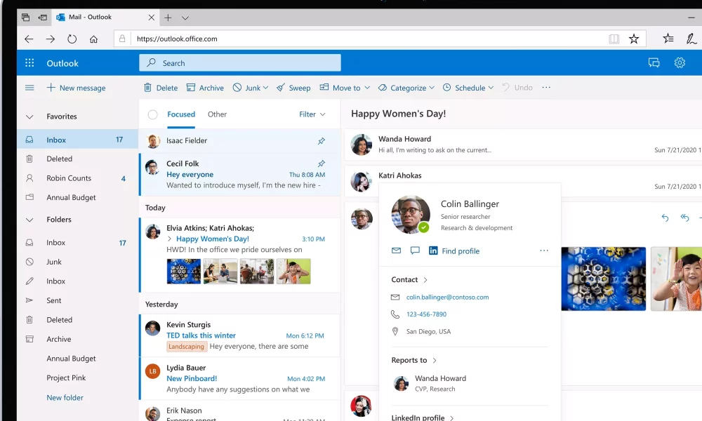 Microsoft Outlook Personal Email and Calendar