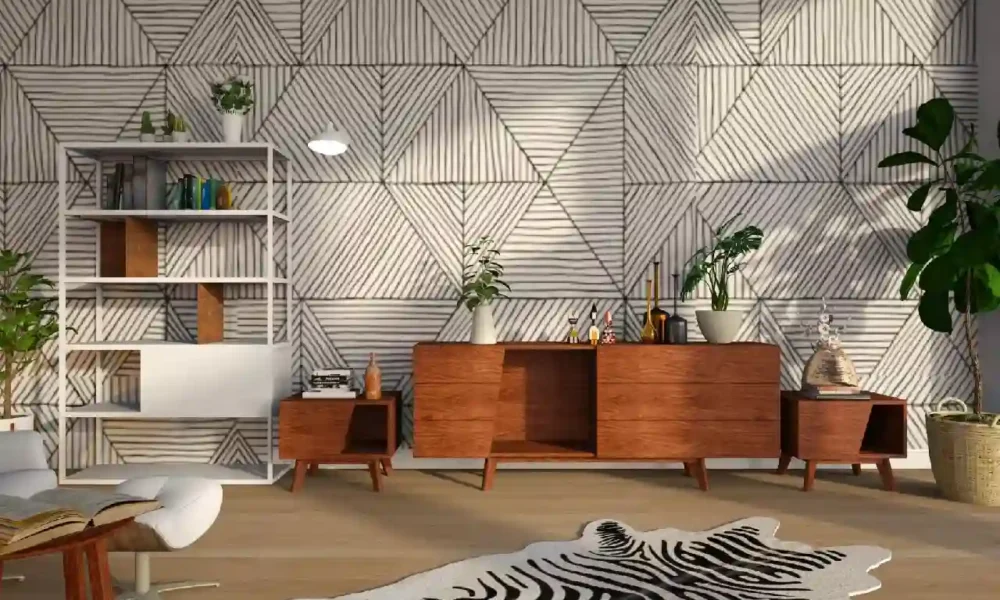 6 Creative Accent Wall Wallpaper Ideas for Your Living Room