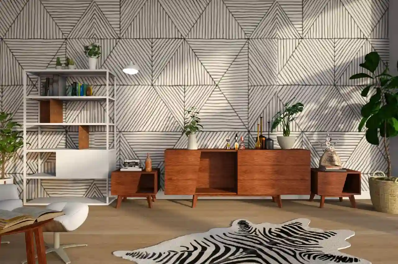 6 Creative Accent Wall Wallpaper Ideas for Your Living Room